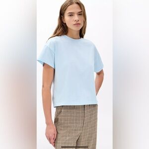rag & bone Light Blue Short Sleeve Tee